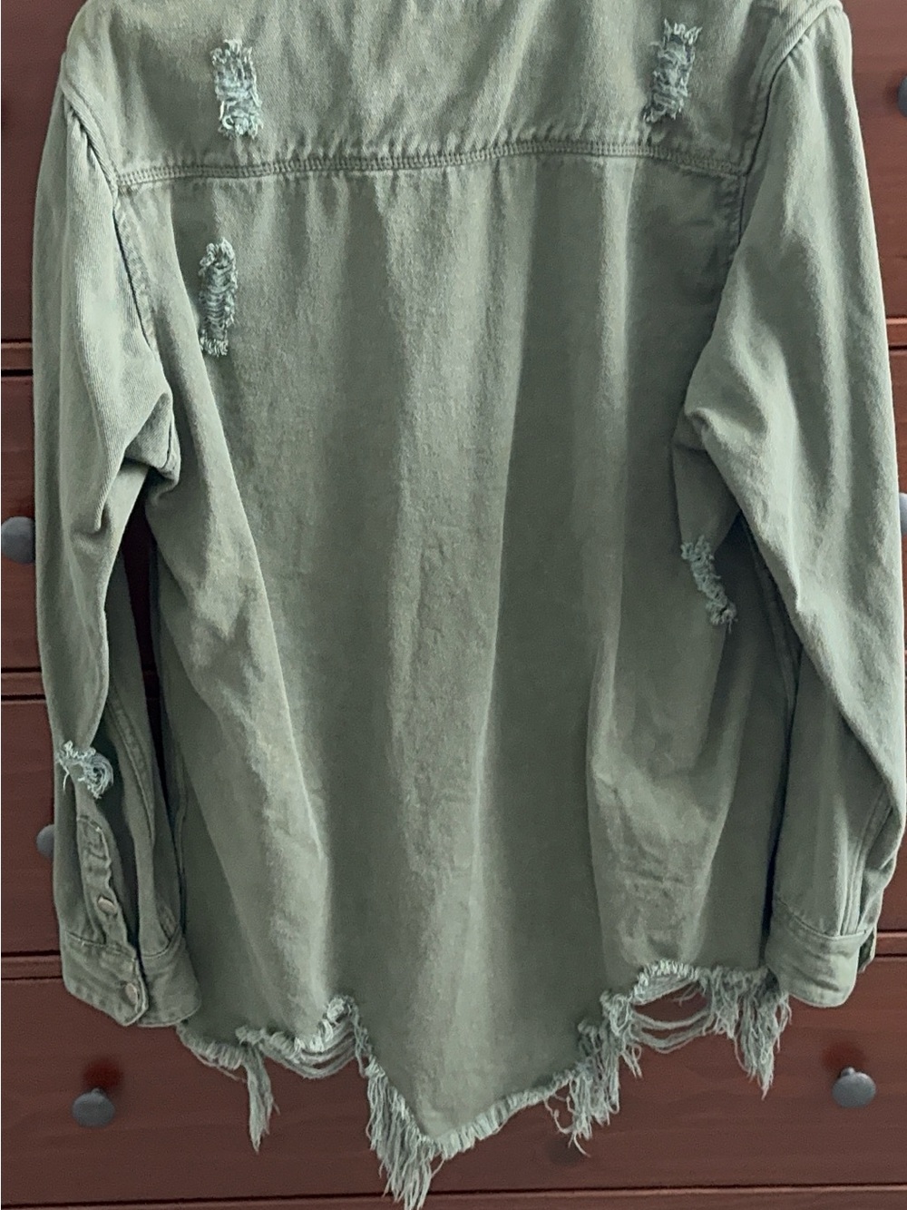 Long Denim Jacket - Picture 12 of 14